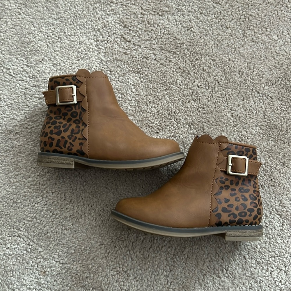 Toddler Girls Ankle Boots, Size 8